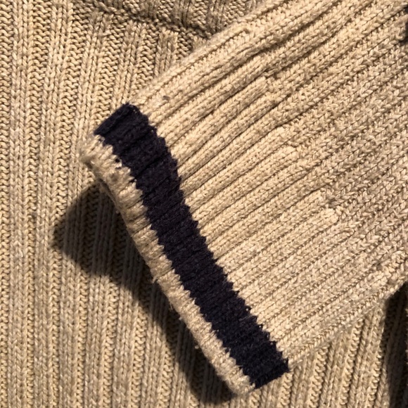 Denver Hayes Classic Cozy Cream+Navy Sweater XL - Picture 4 of 8